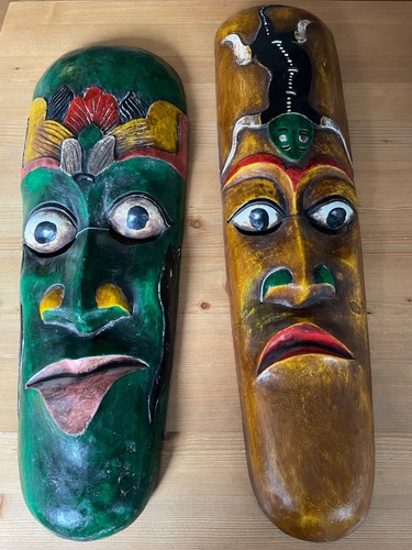 Afrikanische holzmasken - 2,