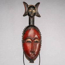 1173 Baule Maske Afrika alt