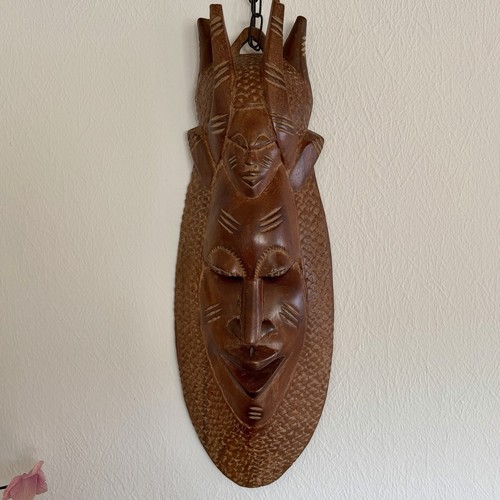 Große afrikanische holzmaske - große,