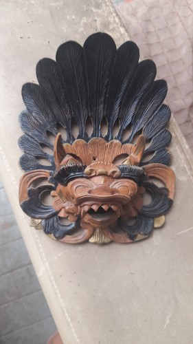 Maske aus holz indonesien - holz,