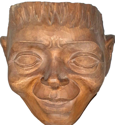Maske aus holz - maske,
