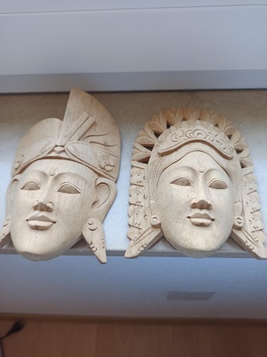 Holzmasken aus bali - holzmasken,