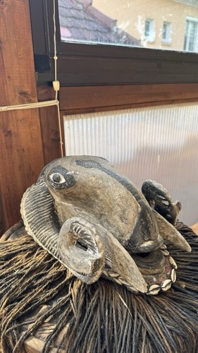 Afrikanische holzmaske - afrikanische,
