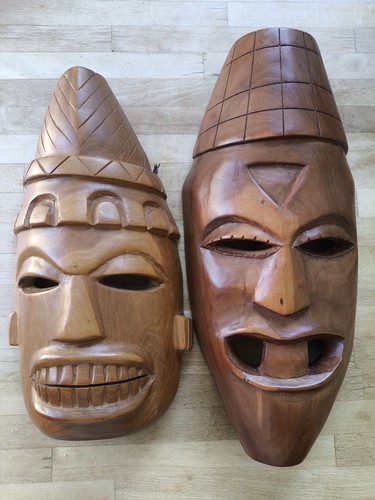 Afrikanische holzmasken - 2,