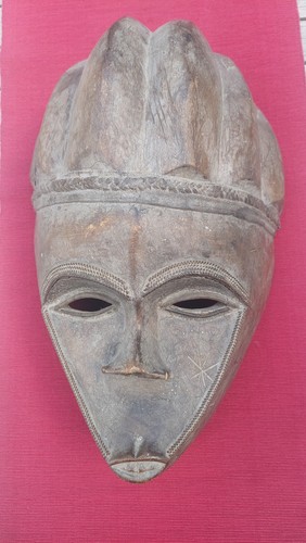 Holzmaske westafrika der fang - der,