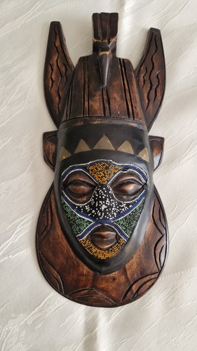 Afrkanische holzmaske - afrkanische, holzmaske-