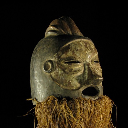 65748 helm maske suku kongo - helm-maske,
