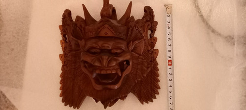 Holz gesicht wandbild - holz,