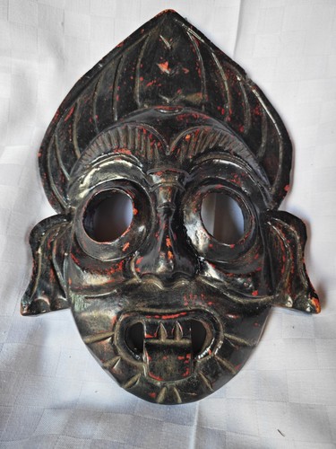 Thai tribal vintage hart - thai, holz
