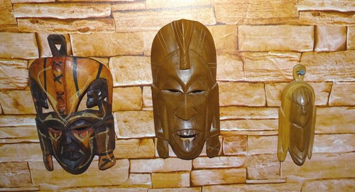 Masken aus holz afrika - aus, holz,