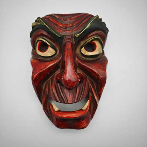 Perchtenmaske krampus larve - perchtenmaske,