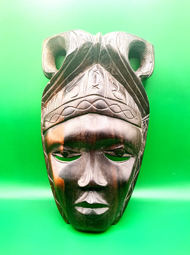 Afrikanische holzmaske alte - afrikanische,