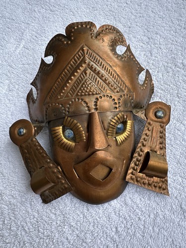 Maske aus messing - maske,
