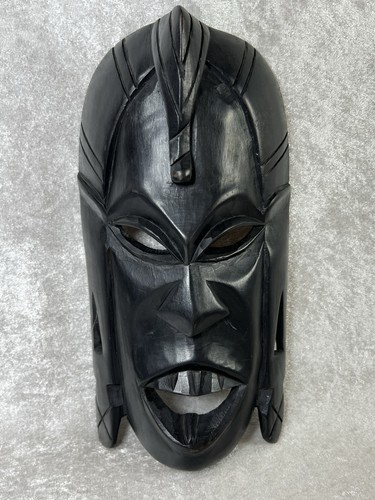 Afrikanische wandmaske schwarz - wandmaske,