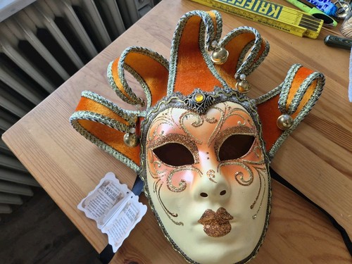 Venezianische maske handbemalt - venezianische,