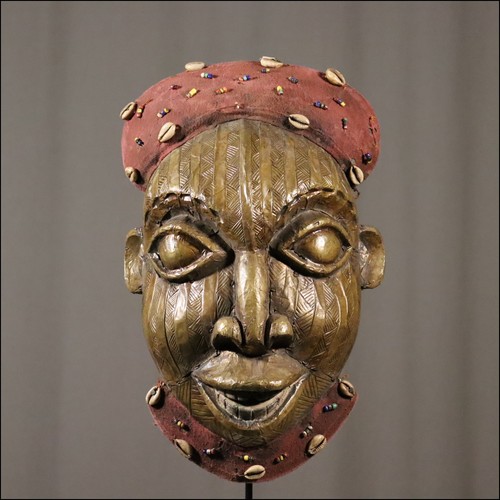 89731 maske bamun - bamun, kamerun