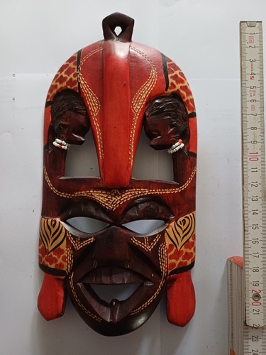 Afrikanische masken aus holz - 2,