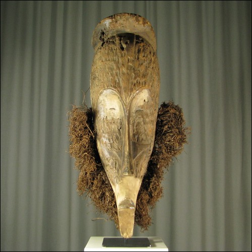 44623 maske fang gabun afrika - maske,