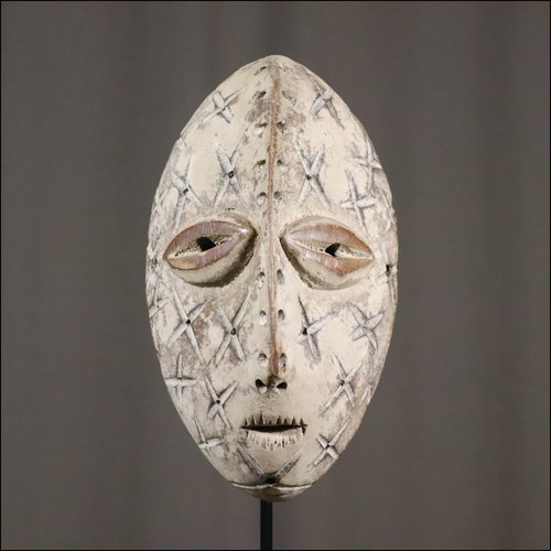 24524 maske lega kongo - kongo, afrika