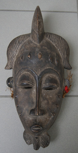 Alte afrikanische maske - afrikanische,