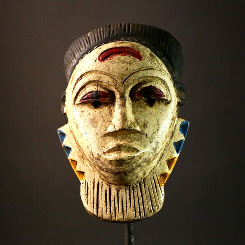 Afrikanische guro maske mit - guro,