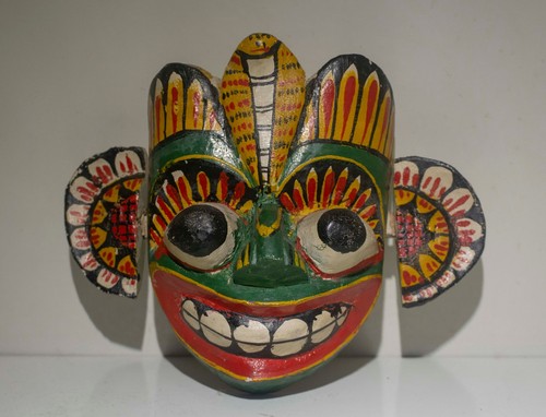 Holz maske sri lanka naga - holz,